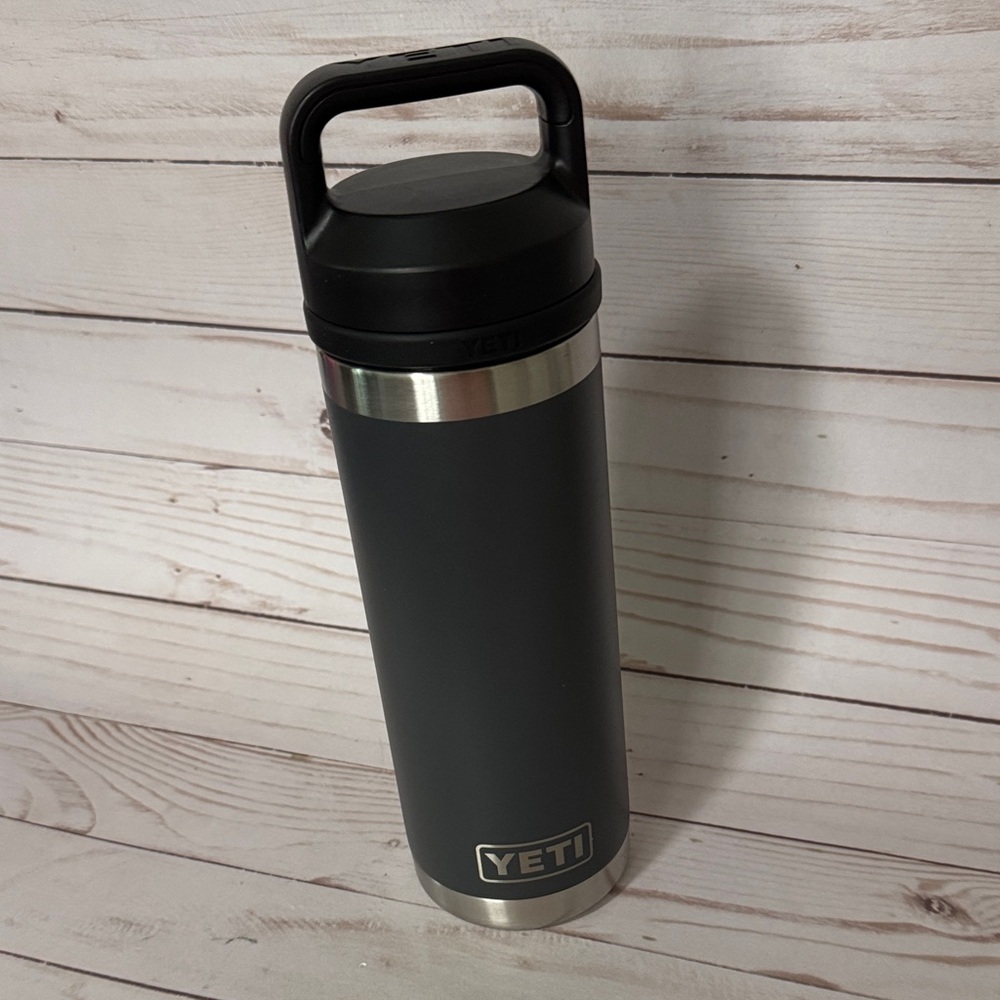 YETI Black Stainless Steel Travel Mug